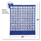 Carson-Dellosa Education Hundreds Pocket Chart 105 Pockets 26 X 30 Blue - School Supplies - Carson-Dellosa Education