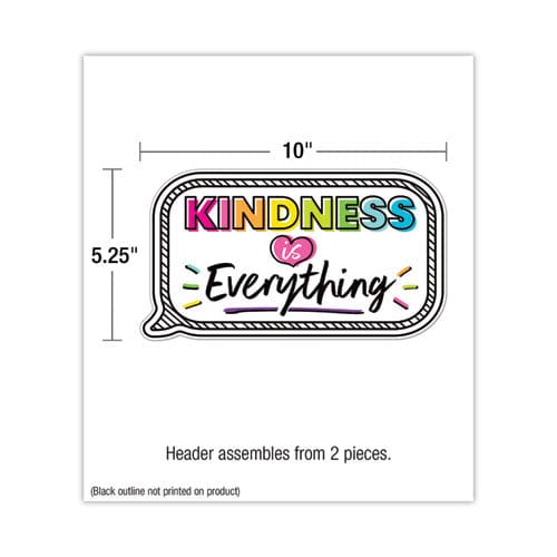 Carson-Dellosa Education Kind Vibes Mini Bulletin Board Set Motivation/inspiration 14 Pieces - School Supplies - Carson-Dellosa Education