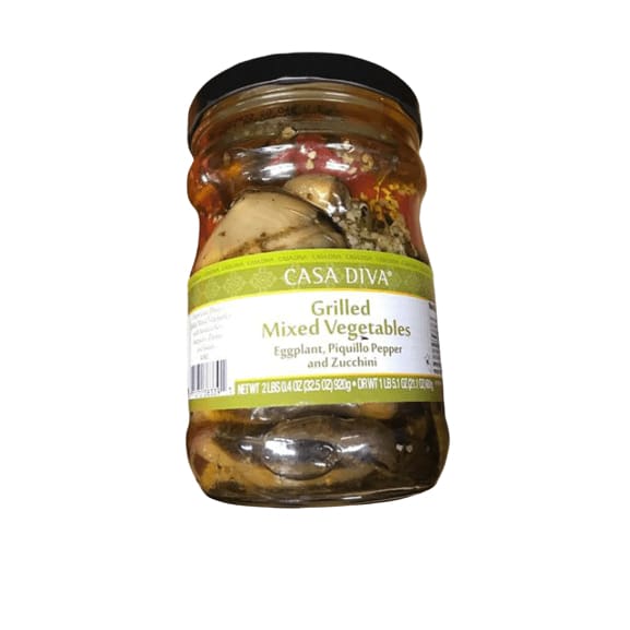 Casa Diva Grilled MIxed Vegetables, 32.5 oz - ShelHealth.Com