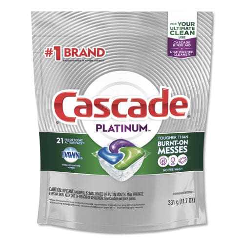 Cascade Actionpacs Fresh Scent 22.5 Oz Tub 43/tub - Janitorial & Sanitation - Cascade®