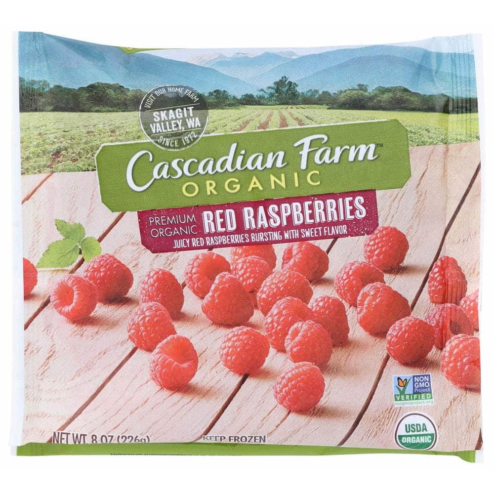 CASCADIAN FARM Cascadian Farm Red Raspberries, 8 Oz