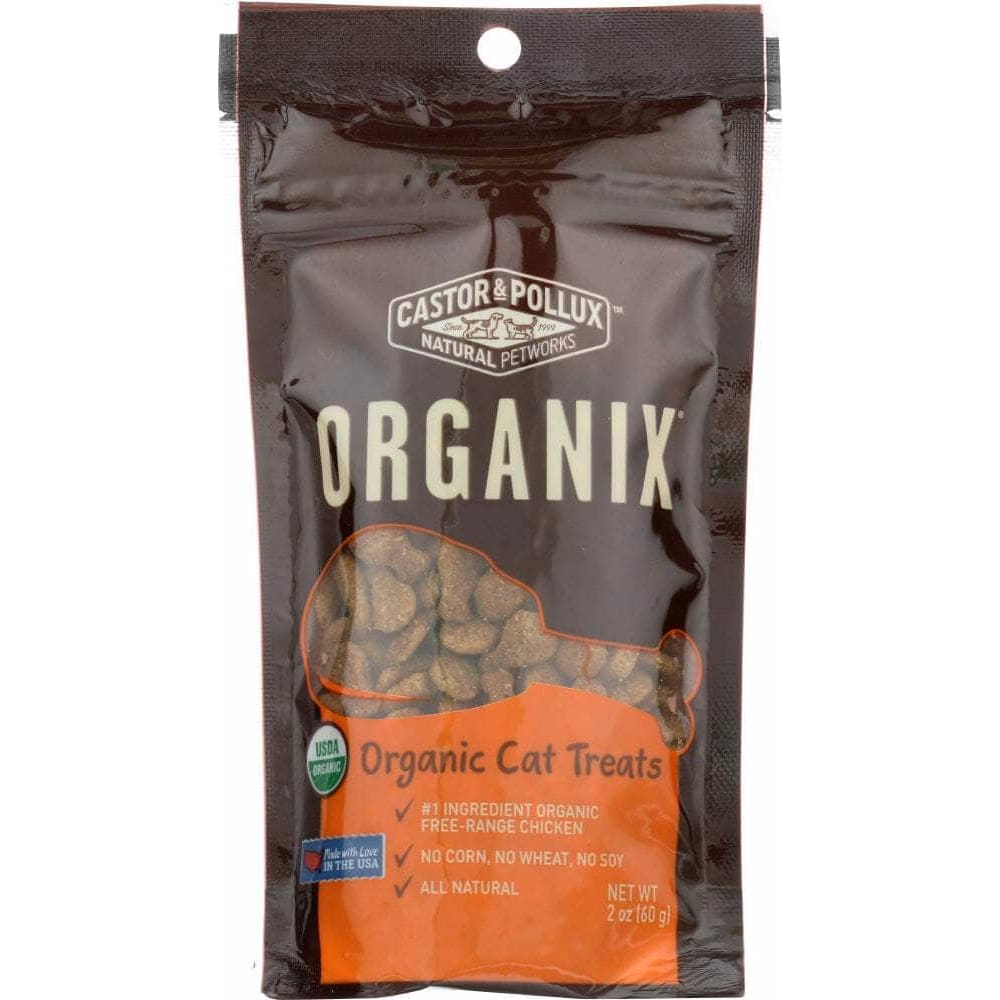 Castor & Pollux Castor & Pollux Organic Cat Treats Chicken Flavor, 2 oz