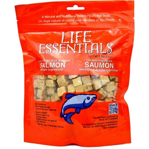 Cat-Man-Doo Bow 2Oz. Bags Of Freeze Dried Wild Alaskan Salmon - Pet Supplies - Cat-Man-Doo