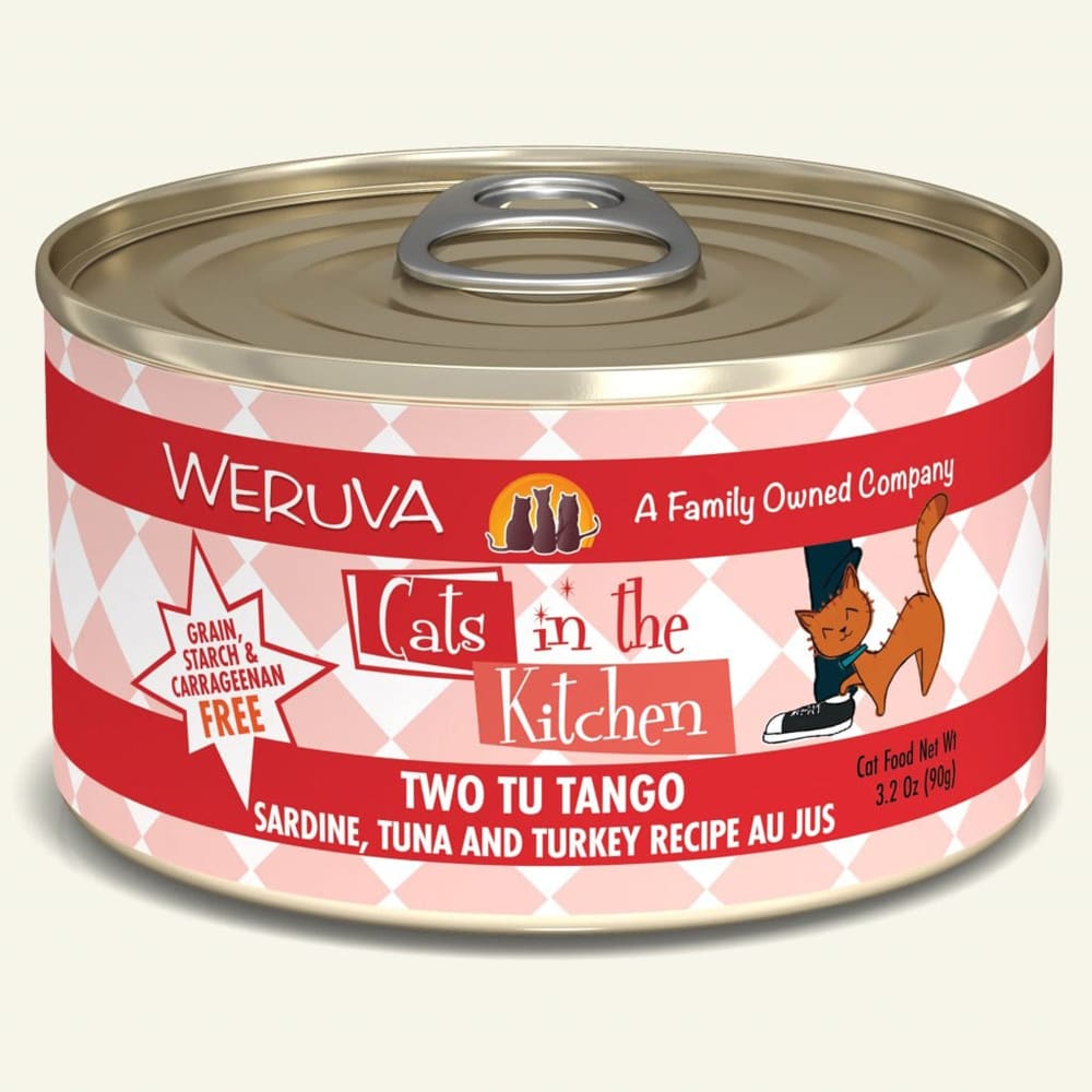 Cats In The Kitchen Two Tu Tango Sardine; Tuna and Turkey 3.2oz. (Case Of 24) - Pet Supplies - Cats In The Kitchen