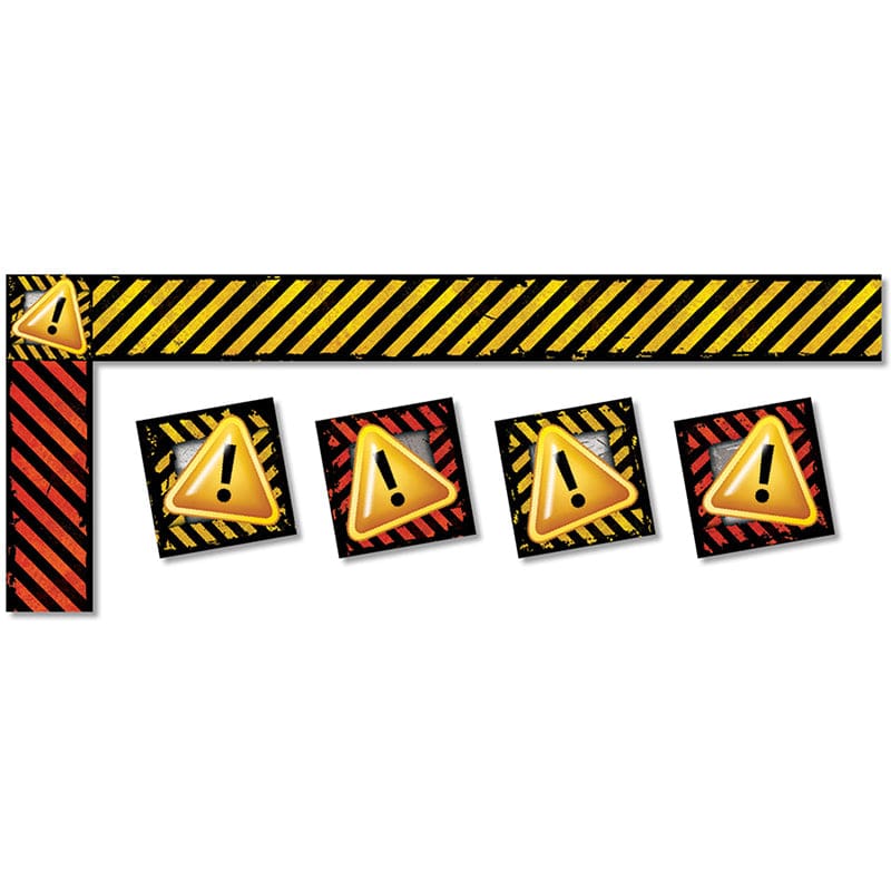 Caution All Around The Board Trimmer (Pack of 10) - Border/Trimmer - North Star Teacher Resource