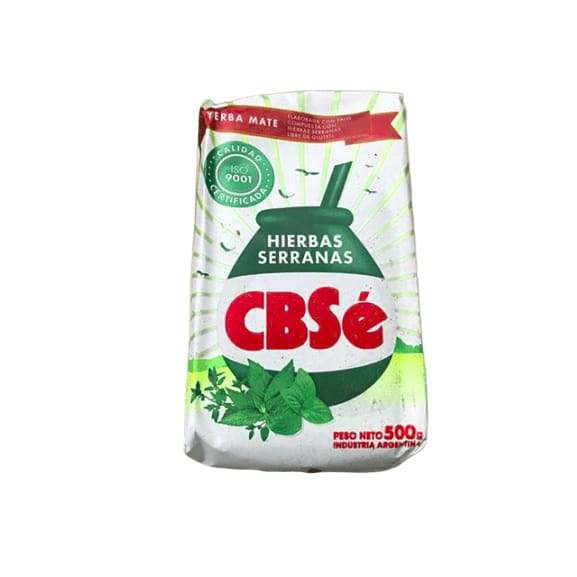 CBSE Yerba Mate Hierbas Serranas 500 G/17.6 Oz - ShelHealth.Com