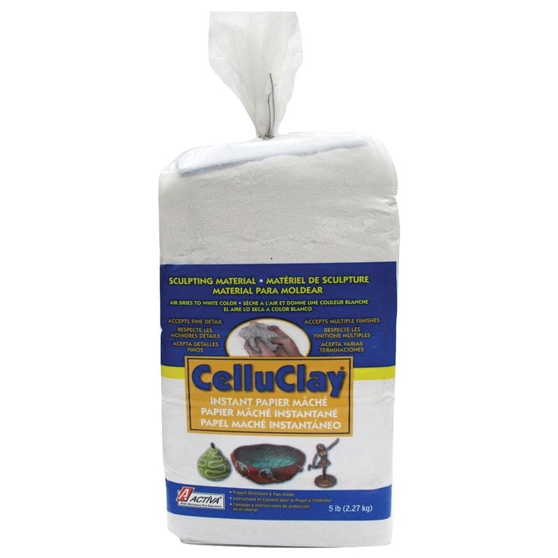 Celluclay Bright White 5 Lb Package - Clay & Clay Tools - Activa Products