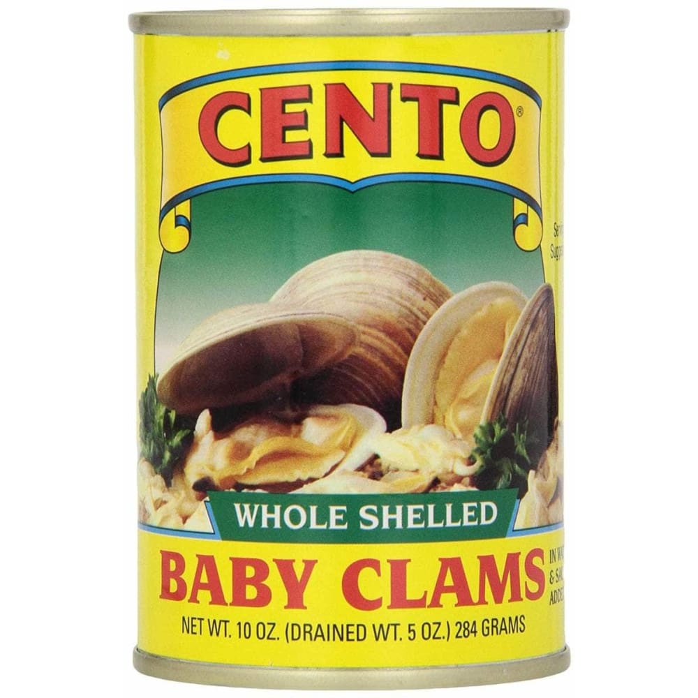 CENTO CENTO Whole Shelled Baby Clams, 10 oz