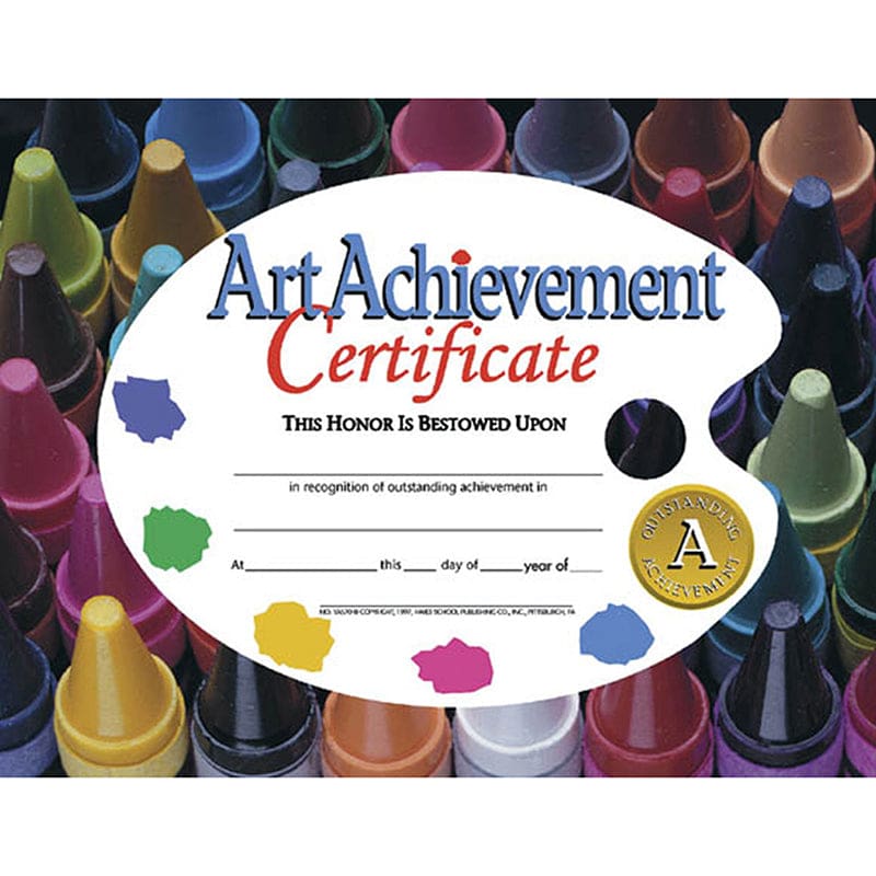 Certificates Art Achievement 30/Pk 8.5 X 11 (Pack of 8) - Art - Flipside