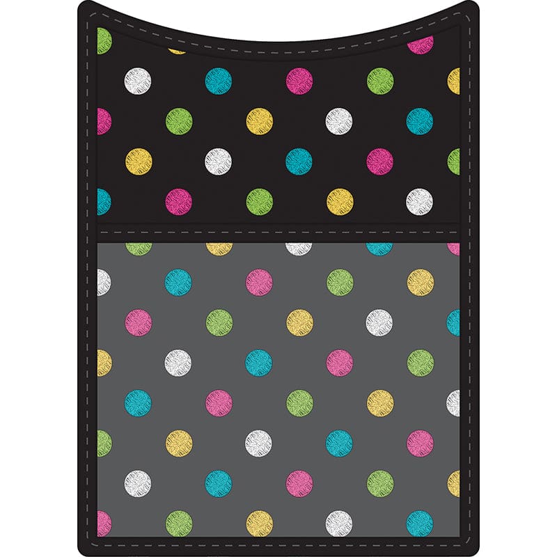 Chalkboard Brights Magnetic Pocket (Pack of 10) - Organizer Pockets - Teacher Created Resources