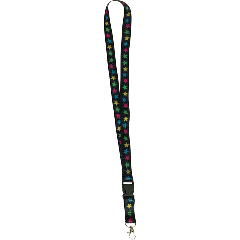 Chalkboard Brights Star Lanyard (Pack of 10) - Accessories - Teacher Created Resources
