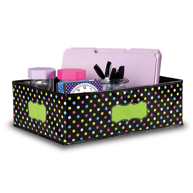 Chalkboard Brights Storage Bins Med 16X11X5 (Pack of 3) - Storage Containers - Teacher Created Resources