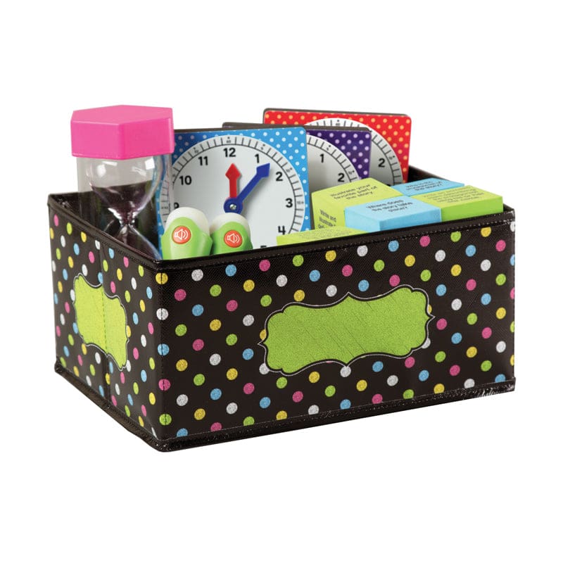 Chalkboard Brights Storage Bins Sml 8X11X5 (Pack of 6) - Storage Containers - Teacher Created Resources