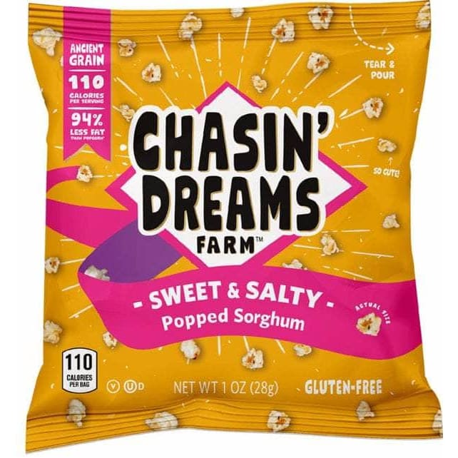CHASIN DREAMS FARM Chasin Dreams Farm Sweet & Salty Popped Sorghum, 1 Oz