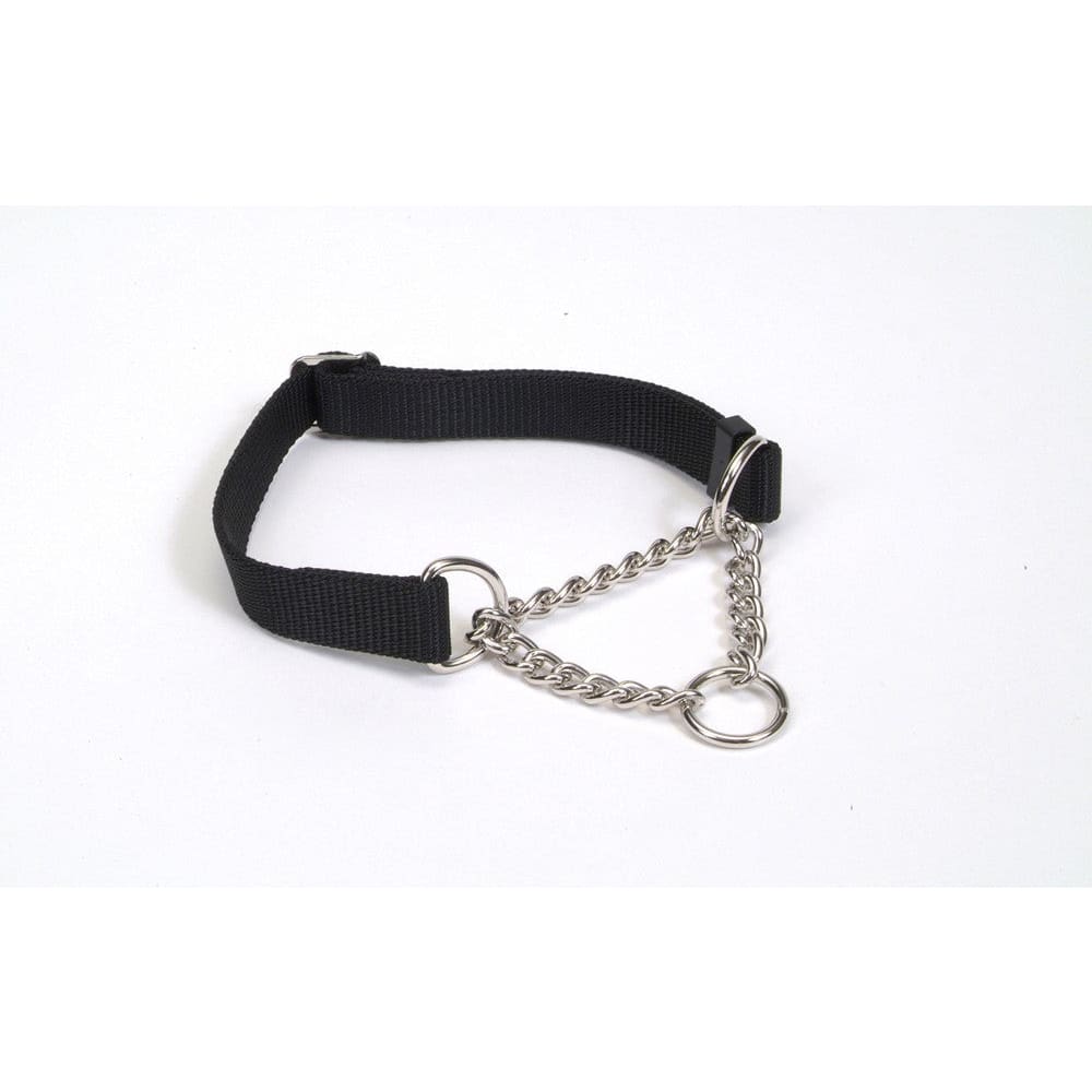 Check-Choke Adjustable Check Training Dog Collar Black 3/4 in x 14-20 in - Pet Supplies - Check-Choke