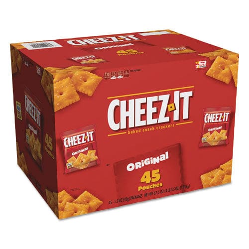 Cheez-it Crackers Original 1.5 Oz Pack 45 Packs/carton - Food Service - Sunshine®