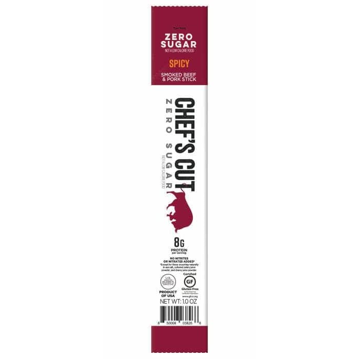 CHEF'S CUT CHEFS CUT Jerky Spicy Zero Sugar, 1 oz