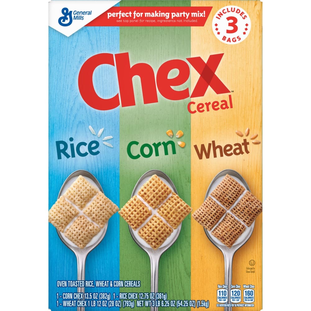 Chex Cereal Party Mix Variety Pack 3 ct. - General Mills