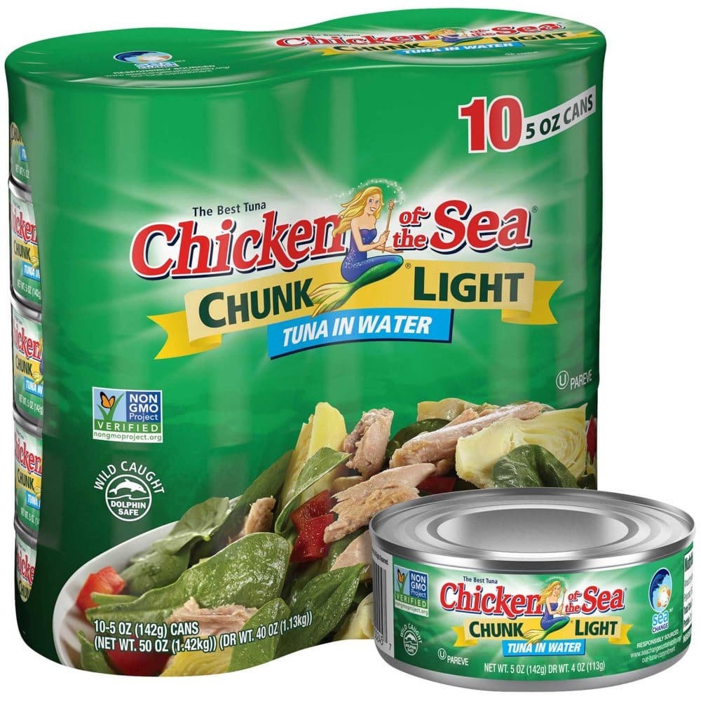 Chicken of the Sea Chunk Light Tuna in Water (5 oz. 10 pk.) - Canned Foods & Goods - Chicken