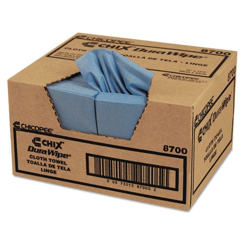 Chicopee Veraclean Critical Cleaning Wipes Smooth Texture 1/4 Fold 12 X 13 Blue 400/carton - Janitorial & Sanitation - Chicopee®