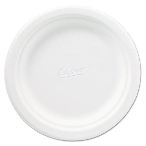 Chinet Classic Paper Plates 6.75 Dia White 125/pack 8 Packs/carton - Food Service - Chinet®