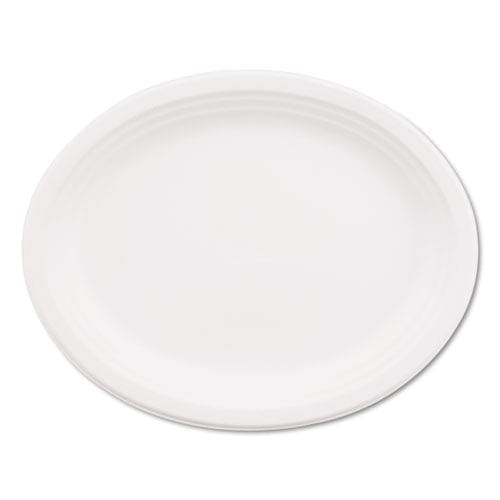 Chinet Paper Dinnerware 3-compartment Plate 10.25 Dia White 500/carton - Food Service - Chinet®