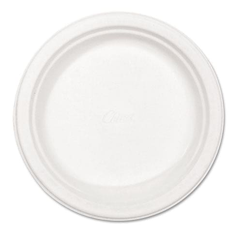 Chinet Paper Dinnerware Plate 8.75 Dia White 500/carton - Food Service - Chinet®