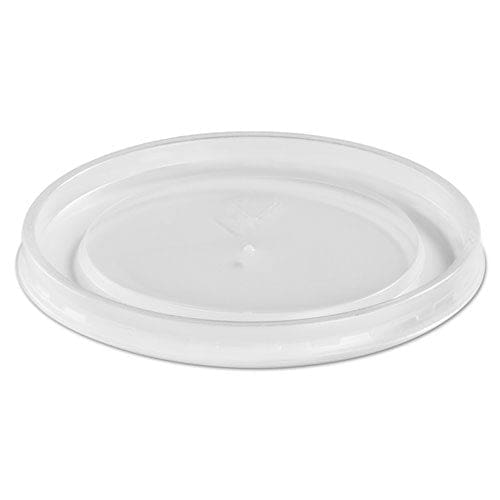 Chinet Plastic High Heat Vented Lid Fits 16-32 Oz White 50/bag 10/bags Carton - Food Service - Chinet®