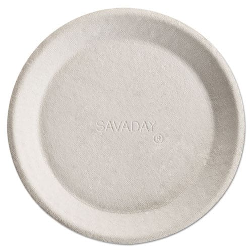 Chinet Savaday Molded Fiber Plates 10 Cream 500/carton - Food Service - Chinet®