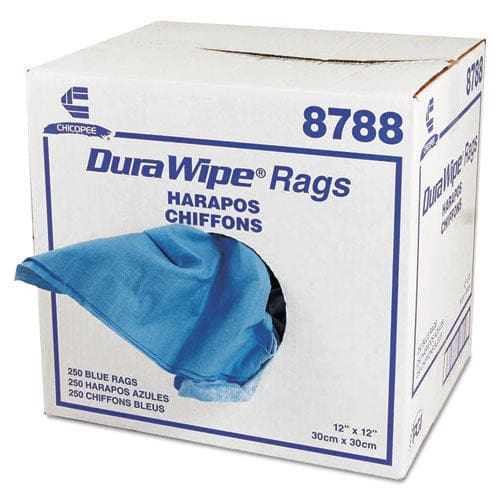 Chix Durawipe General Purpose Towels 12 X 12 Blue 250/carton - Janitorial & Sanitation - Chix®