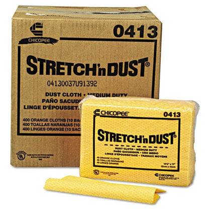 Chix Stretch ’n Dust Cloths 12.6 X 17 Yellow 40/pack 10 Packs/carton - Janitorial & Sanitation - Chix®