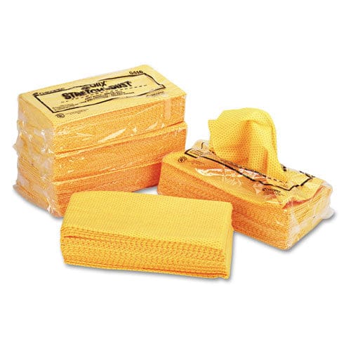 Chix Stretch ’n Dust Cloths 12.6 X 17 Yellow 40/pack 10 Packs/carton - Janitorial & Sanitation - Chix®