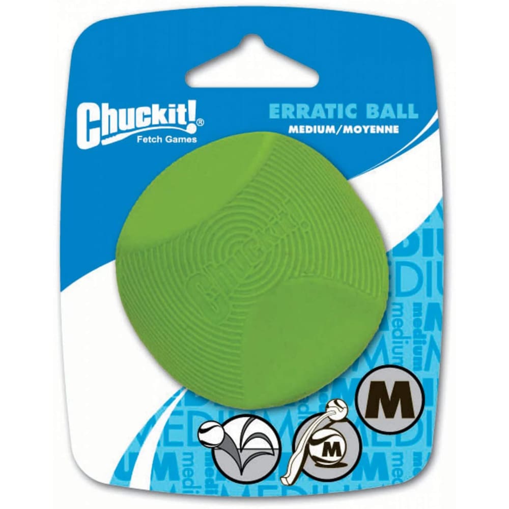 Chuckit Dog Erratic Ball Medium 1 Pack - Pet Supplies - Chuckit