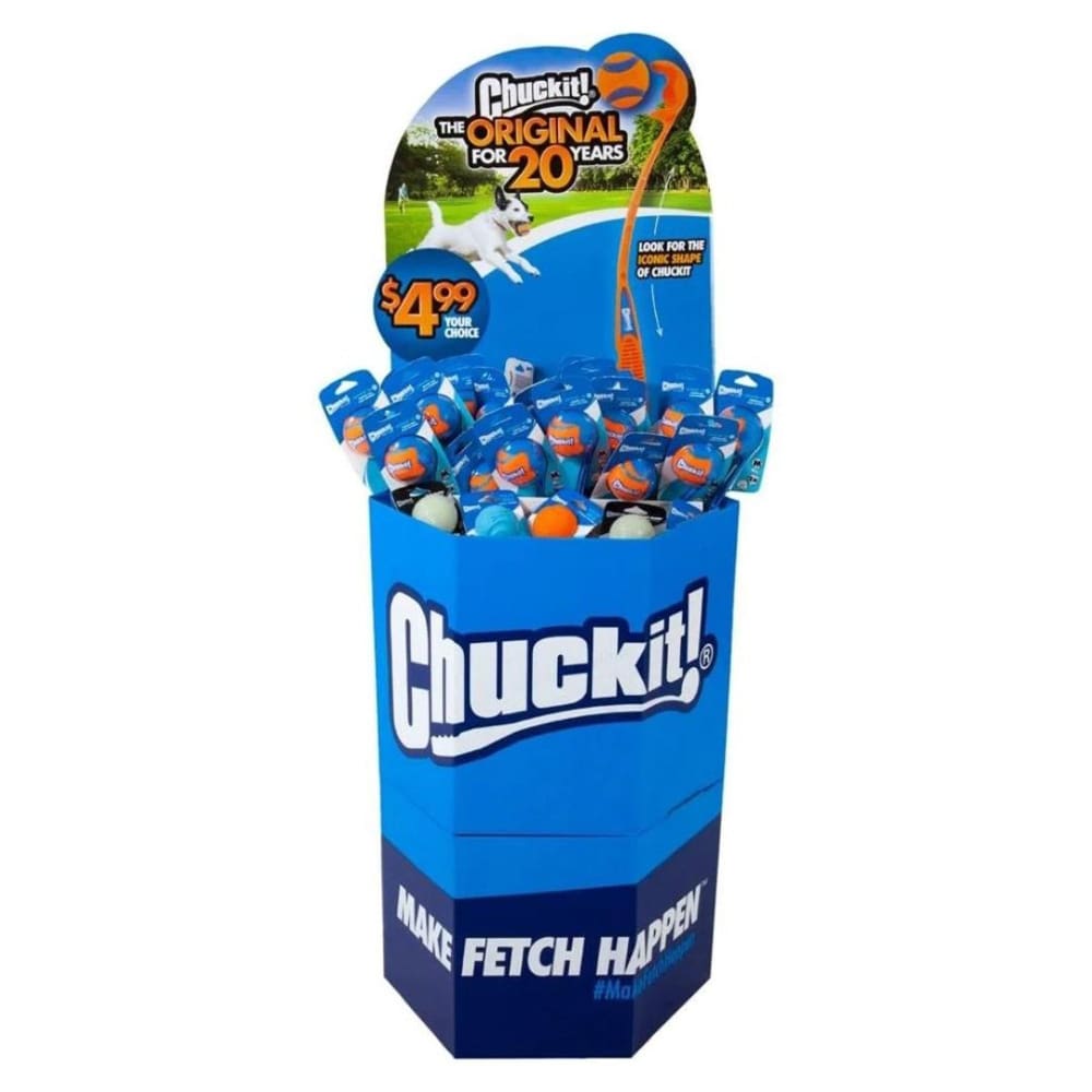 Chuckit Dog National Fetch Day Dump Bin 36 Count - Pet Supplies - Chuckit