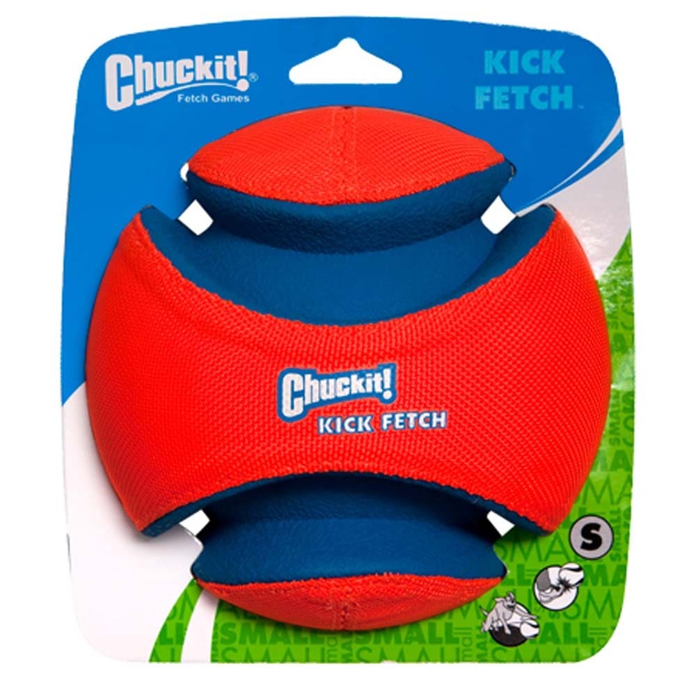 Chuckit! Kick Fetch Ball Dog Toy Blue; Orange Small - Pet Supplies - Chuckit!