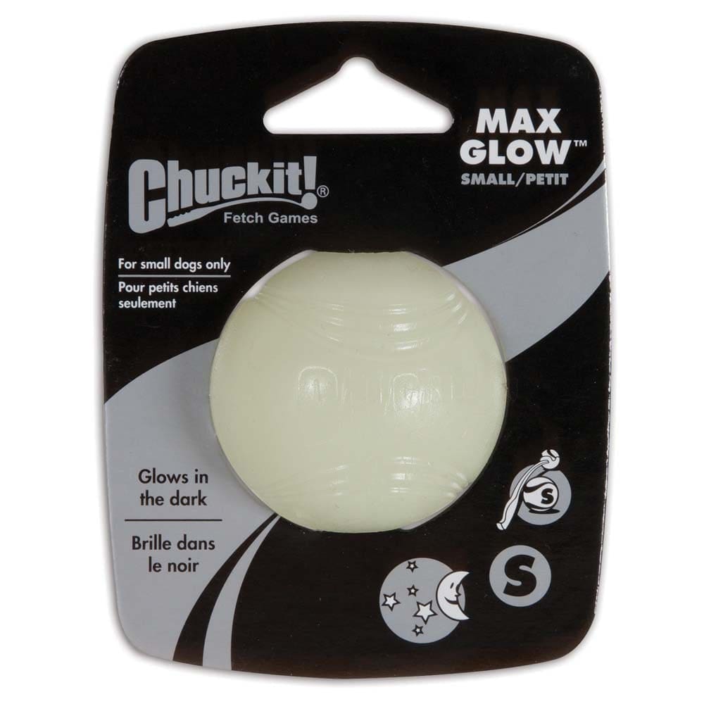 Chuckit! Max Glow Ball Dog Toy White Small - Pet Supplies - Chuckit!