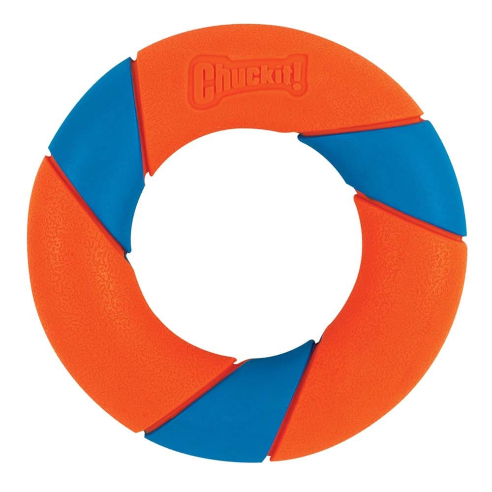 Chuckit! Ultra Ring Dog Toy Blue; Orange One Size - Pet Supplies - Chuckit!