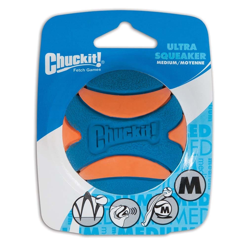 Chuckit! Ultra Squeaker Ball Dog Toy Medium - Pet Supplies - Chuckit!