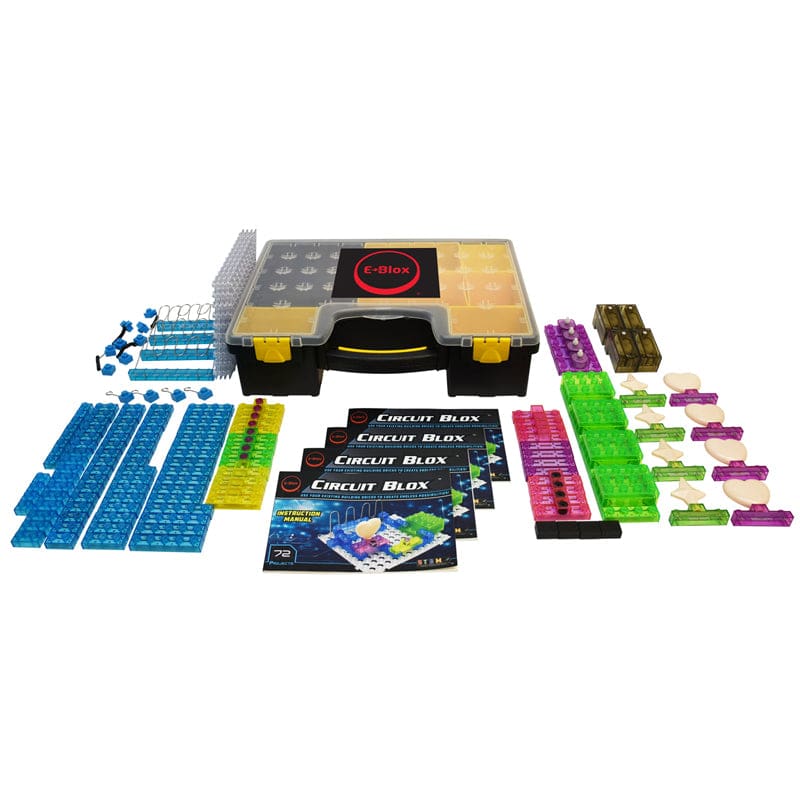 Circuit Blox 72 Classroom Set - Blocks & Construction Play - E-blox Inc.