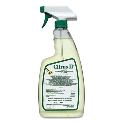 Citrus II Hospital Germicidal Deodorizing Cleaner Citrus Scented 22 Oz Spray Bottle 12/carton - School Supplies - Citrus II®