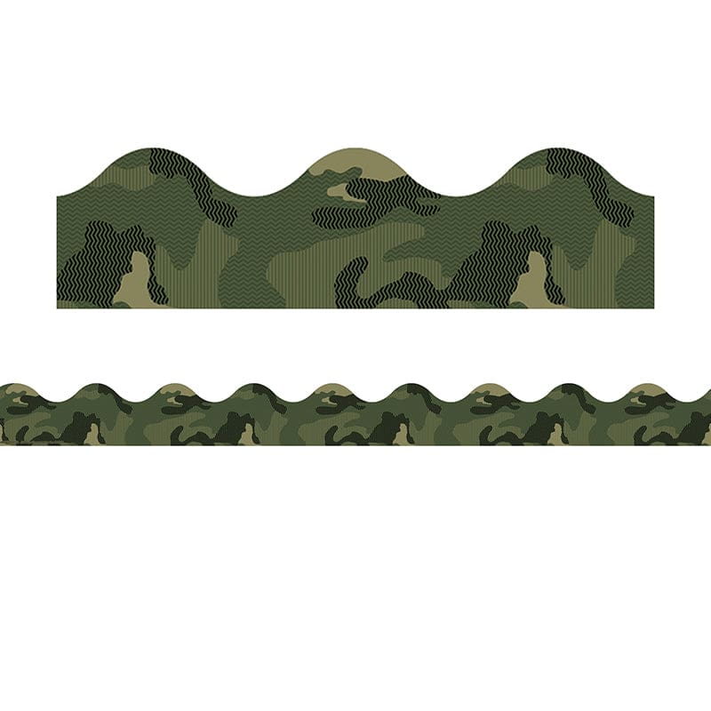 Classic Camo Extra Wide Deco Trim (Pack of 10) - Border/Trimmer - Eureka