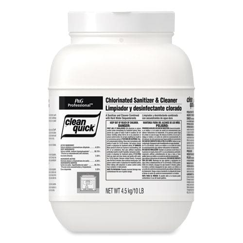 Clean Quick Powdered Sanitizer/cleanser 10 Lb Bucket 3/carton - School Supplies - Clean Quick®