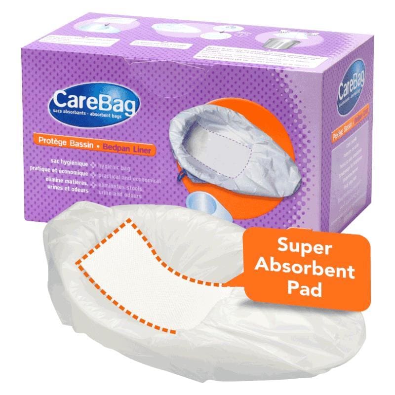 Cleanis Bedpan Liner Carebag Box of 20 - Nursing Supplies >> Nursing Misc - Cleanis