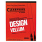 Clearprint Design Vellum Paper 16 Lb Bristol Weight 8.5 X 11 Translucent White 50/pad - School Supplies - Clearprint®