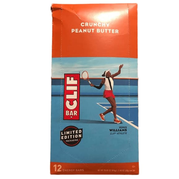 Clif Bar, Crunchy Peanut Butter, 2.4 oz, 12-count - ShelHealth.Com