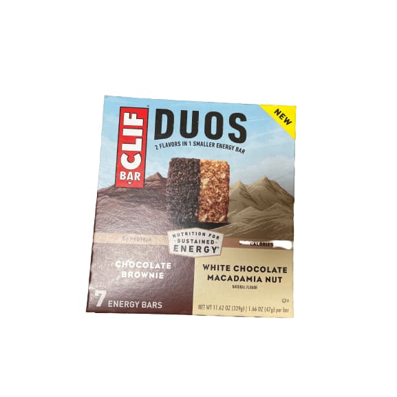 Clif Bar CLIF Bar® Duos Energy Bars, Multiple Choice Flavor, 7 Ct, 1.66 oz