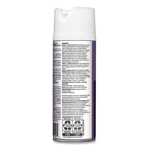 Clorox 4 In One Disinfectant And Sanitizer Lavender 14 Oz Aerosol Spray - School Supplies - Clorox®