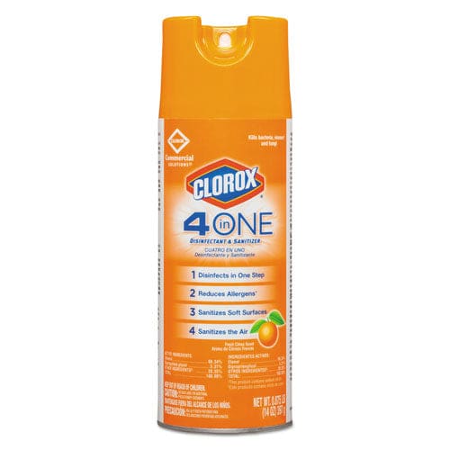 Clorox 4 In One Disinfectant And Sanitizer Lavender 14 Oz Aerosol Spray - School Supplies - Clorox®