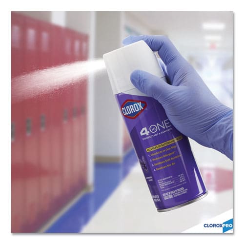 Clorox 4 In One Disinfectant And Sanitizer Lavender 14 Oz Aerosol Spray - School Supplies - Clorox®