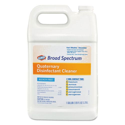 Clorox Broad Spectrum Quaternary Disinfectant Cleaner 32 Oz Spray Bottle 9/carton - School Supplies - Clorox®